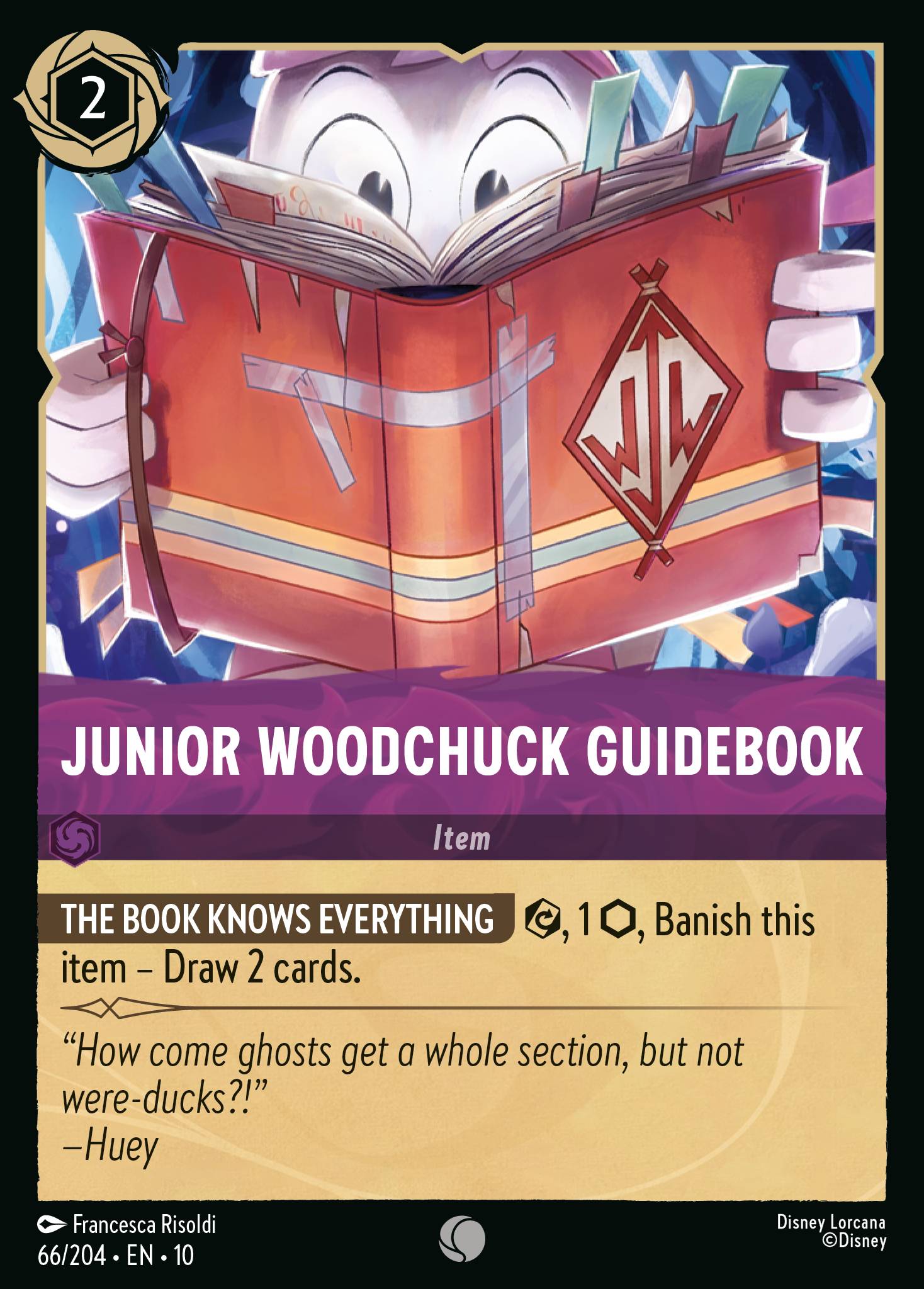 Lorcana - Junior Woodchuck Guidebook - Whispers in the Well