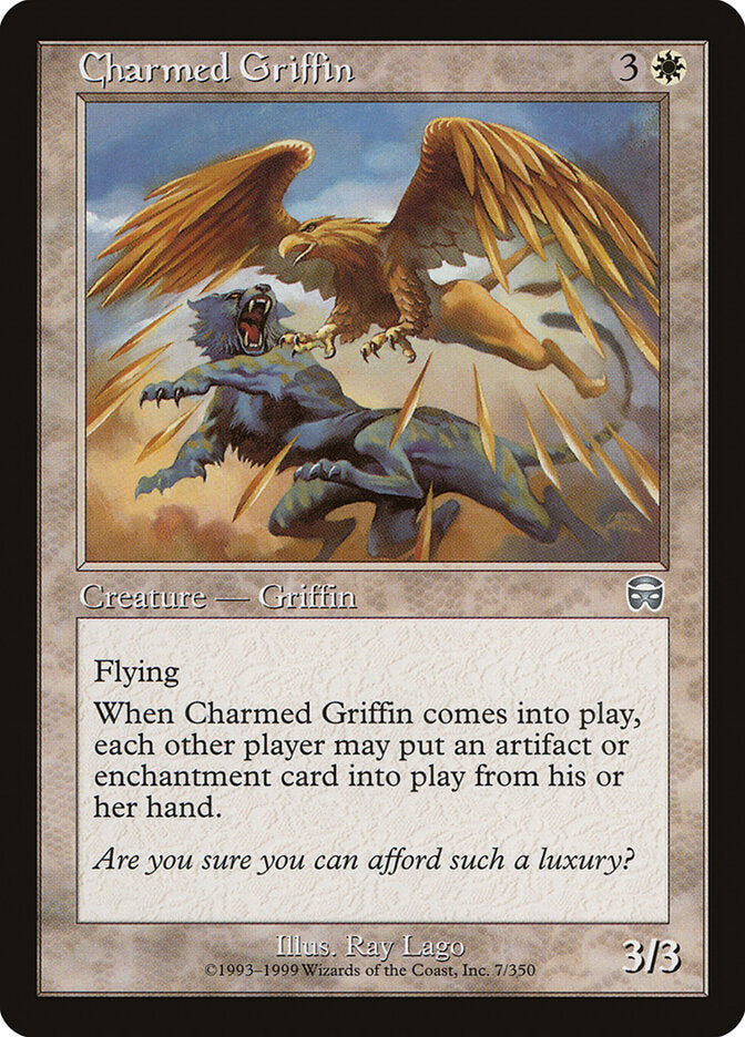 Magic: The Gathering - Charmed Griffin - Mercadian Masques