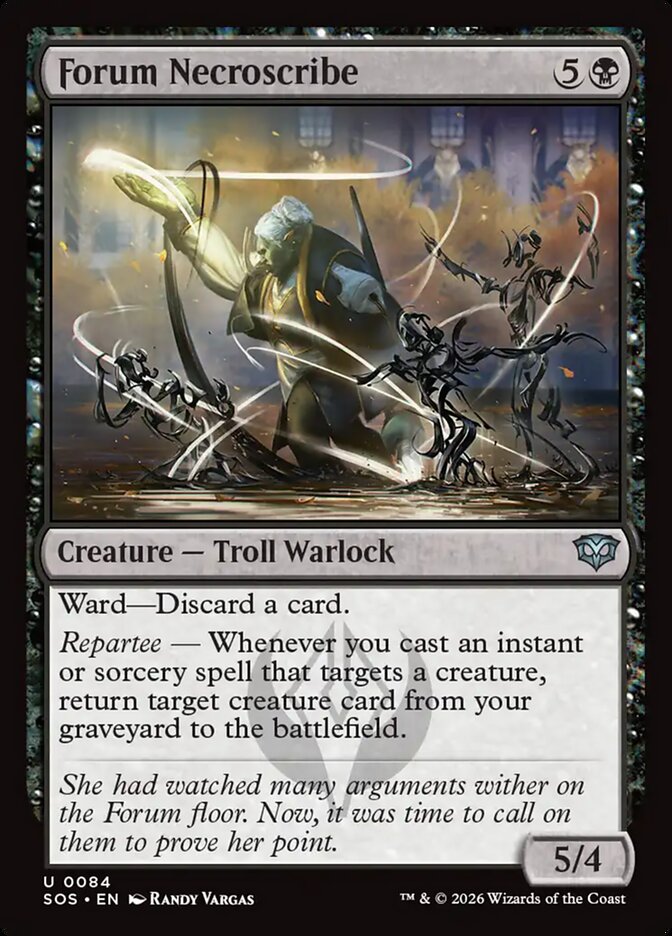 MTG - Forum Necroscribe - Secrets of Strixhaven (SOS)