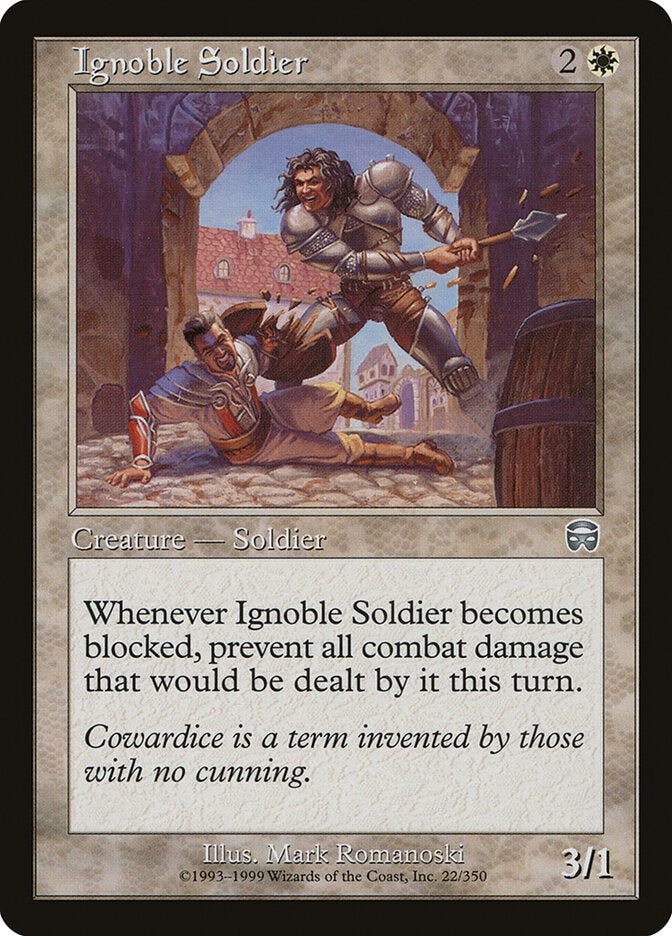 Magic: The Gathering - Ignoble Soldier - Mercadian Masques