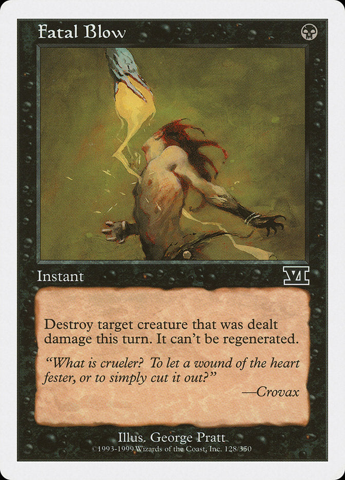 Magic: The Gathering - Fatal Blow - Sixth Edition
