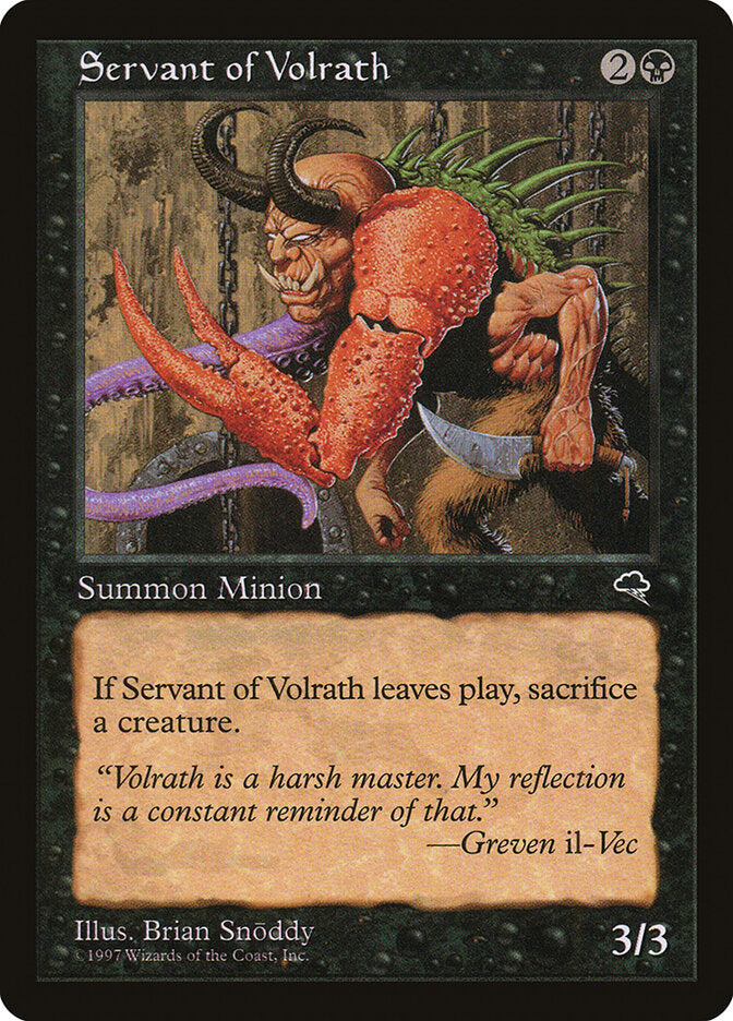 Magic: The Gathering - Servant of Volrath - Tempest
