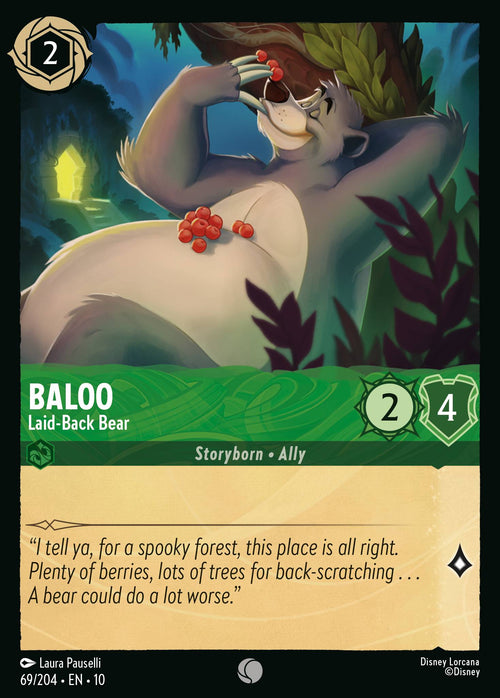 Lorcana - Baloo - Laid-Back Bear - Whispers in the Well