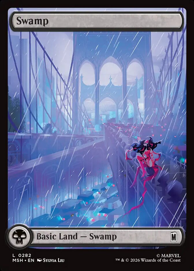 Magic: The Gathering - Swamp - Marvel Super Heroes