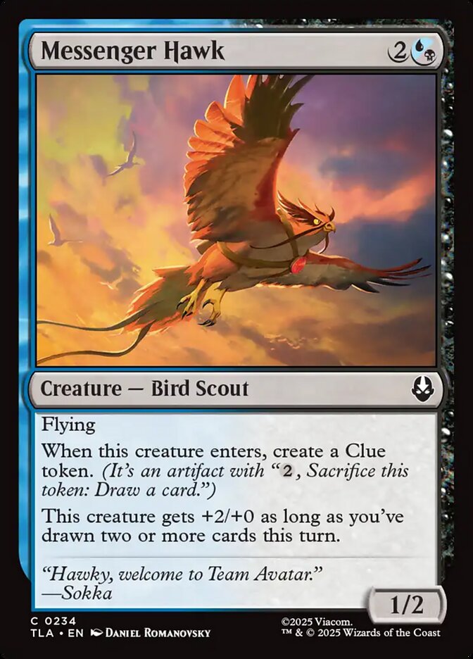 Magic: The Gathering - Messenger Hawk - Avatar: The Last Airbender