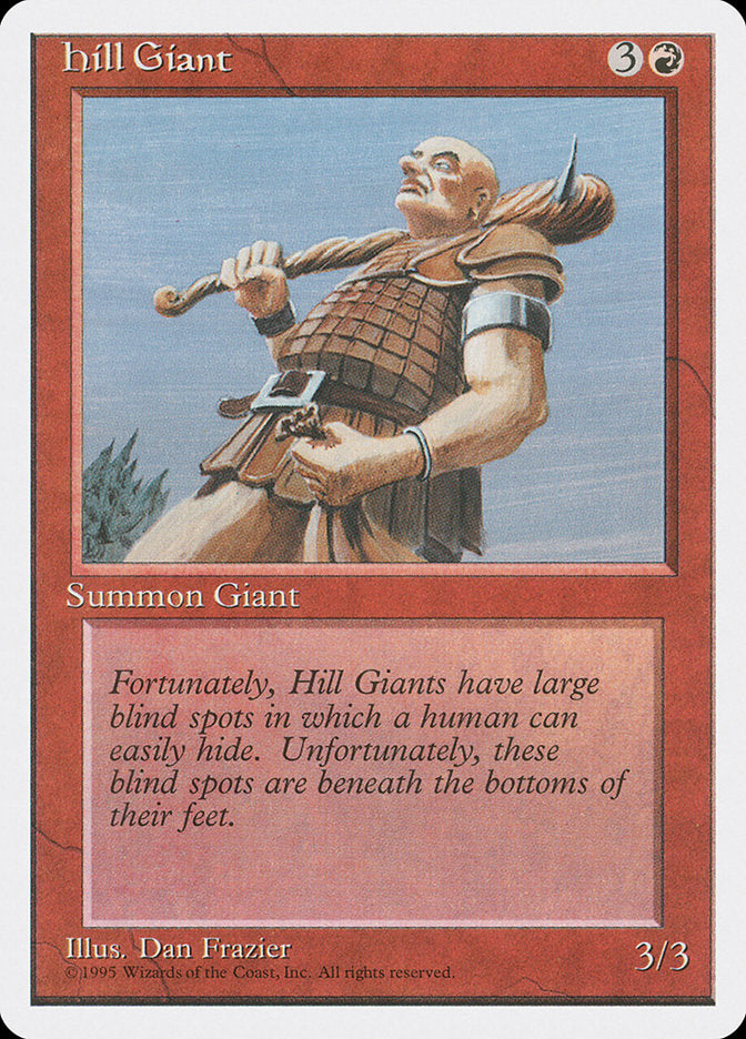 Magic: The Gathering - Hill Giant - Fourth Edition