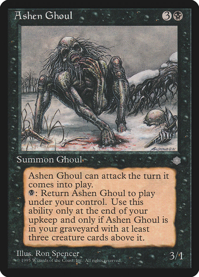 Magic: The Gathering - Ashen Ghoul - Ice Age