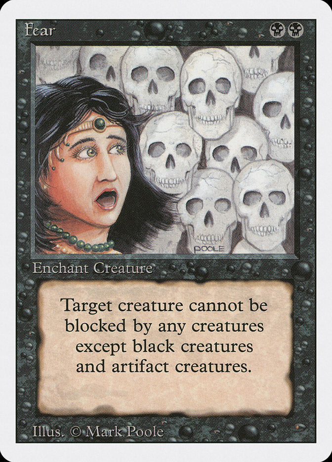 Magic: The Gathering - Fear - Revised