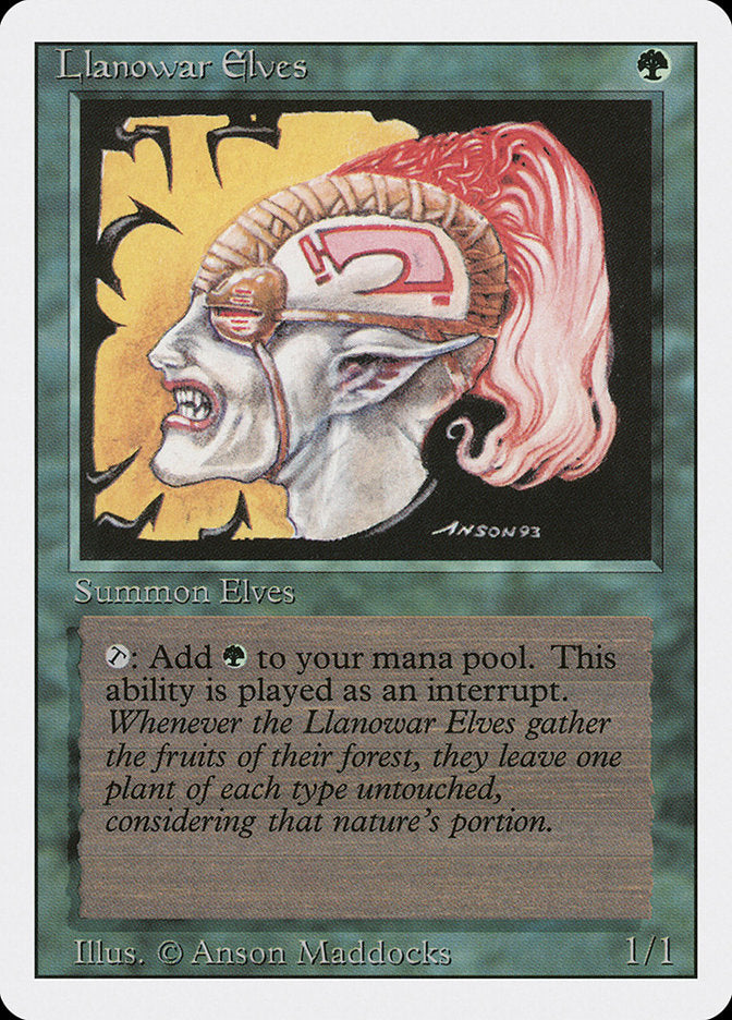 Magic: The Gathering - Llanowar Elves - Revised