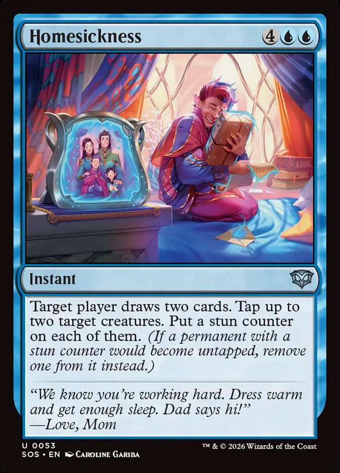 MTG - Homesickness - Secrets of Strixhaven (SOS)