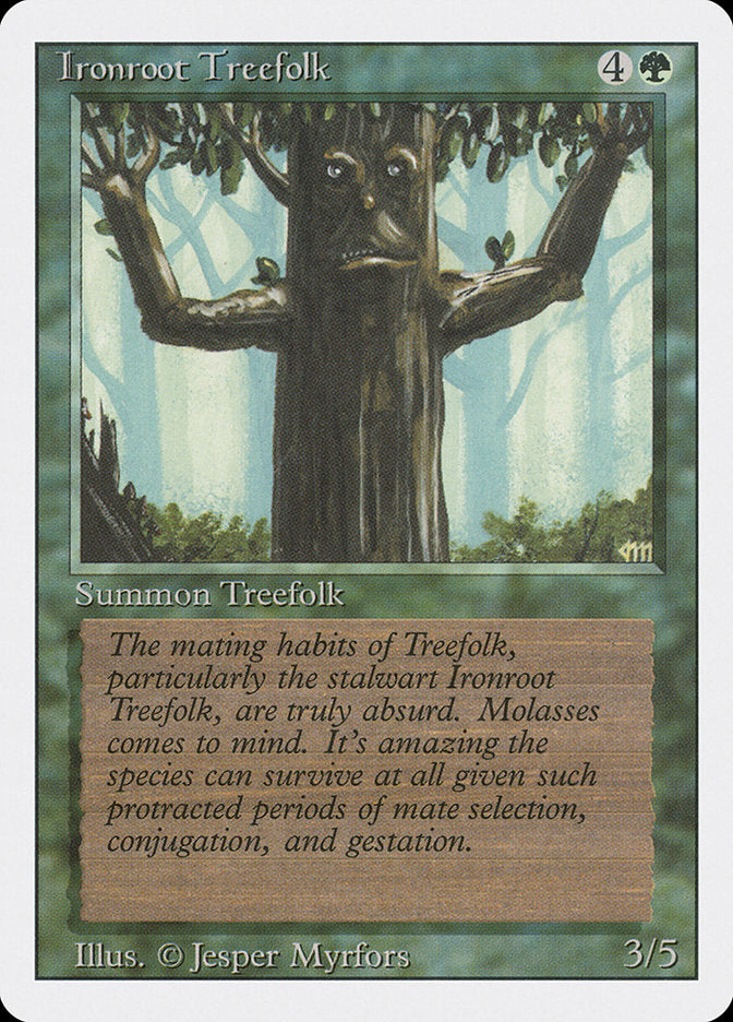 Magic: The Gathering - Ironroot Treefolk - Revised