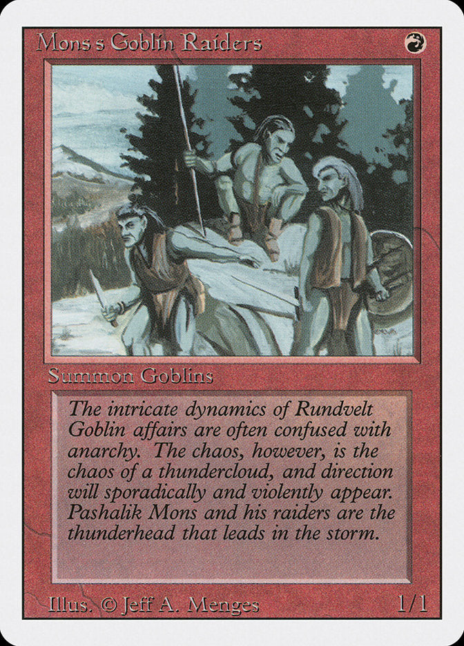 Magic: The Gathering - Mons's Goblin Raiders - Revised