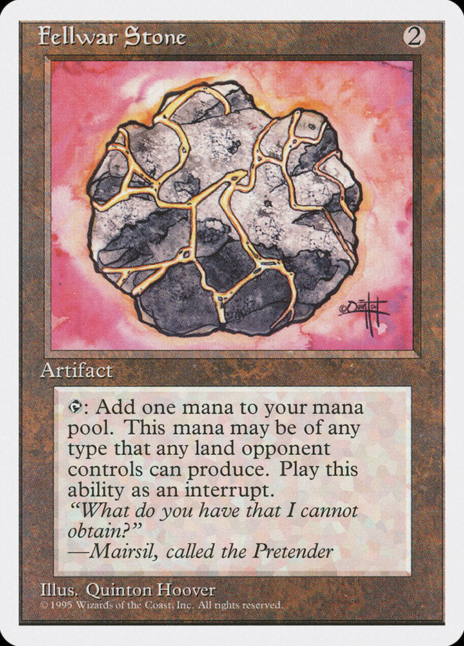 Magic: The Gathering - Fellwar Stone - Fourth Edition