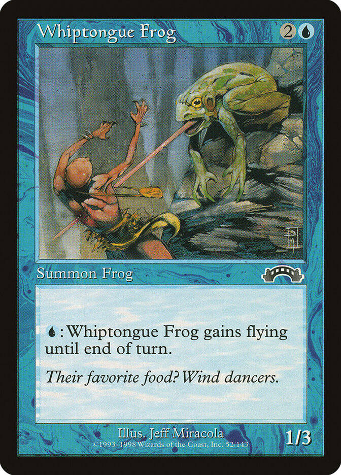 Magic: The Gathering - Whiptongue Frog - Exodus