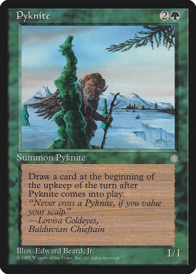 Magic: The Gathering - Pyknite - Ice Age