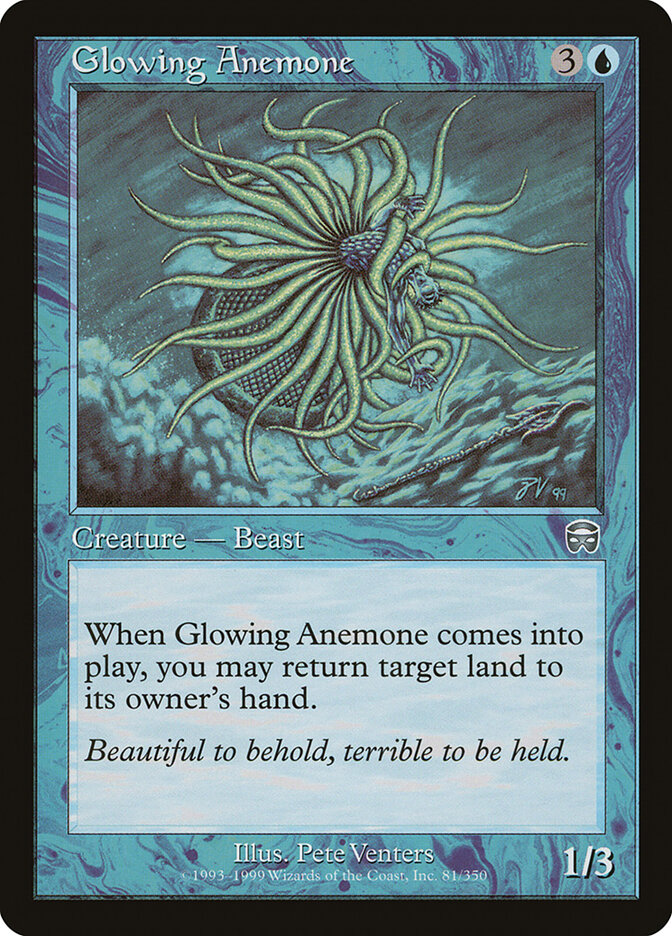 Magic: The Gathering - Glowing Anemone - Mercadian Masques