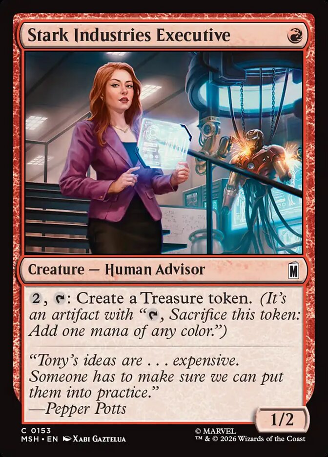 Magic: The Gathering - Stark Industries Executive - Marvel Super Heroes
