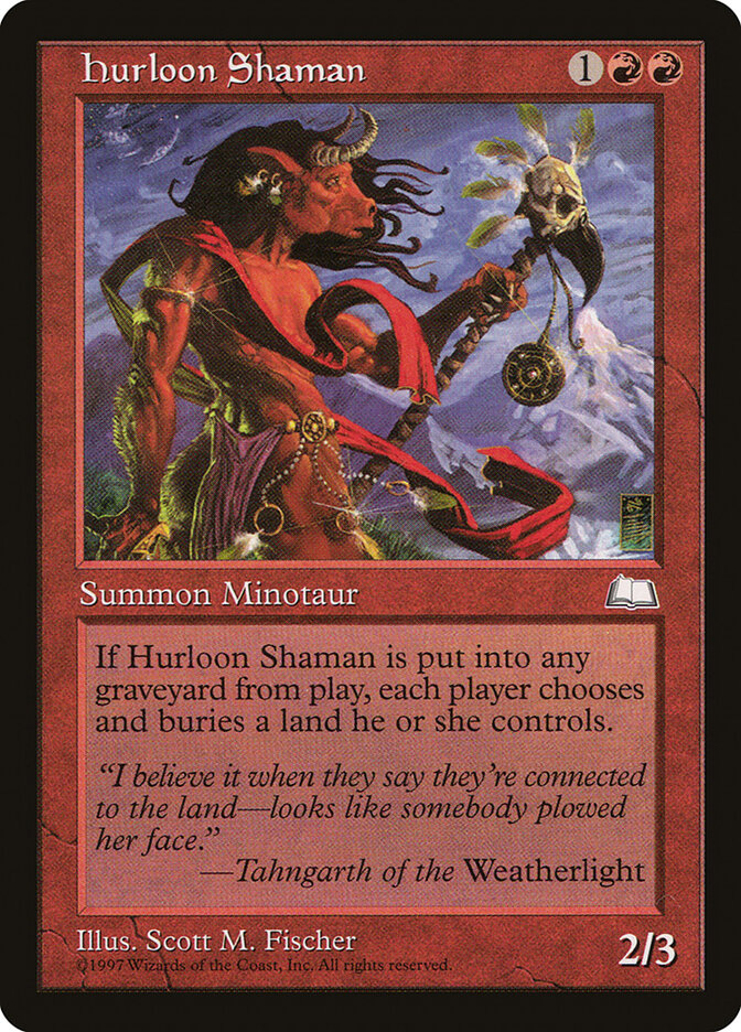 Magic: The Gathering - Hurloon Shaman - Weatherlight
