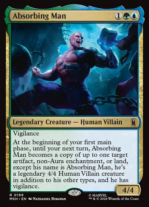 Magic: The Gathering - Absorbing Man - Marvel Super Heroes