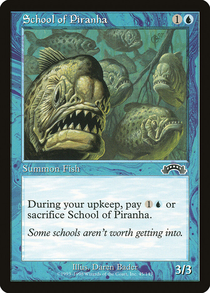 Magic: The Gathering - School of Piranha - Exodus