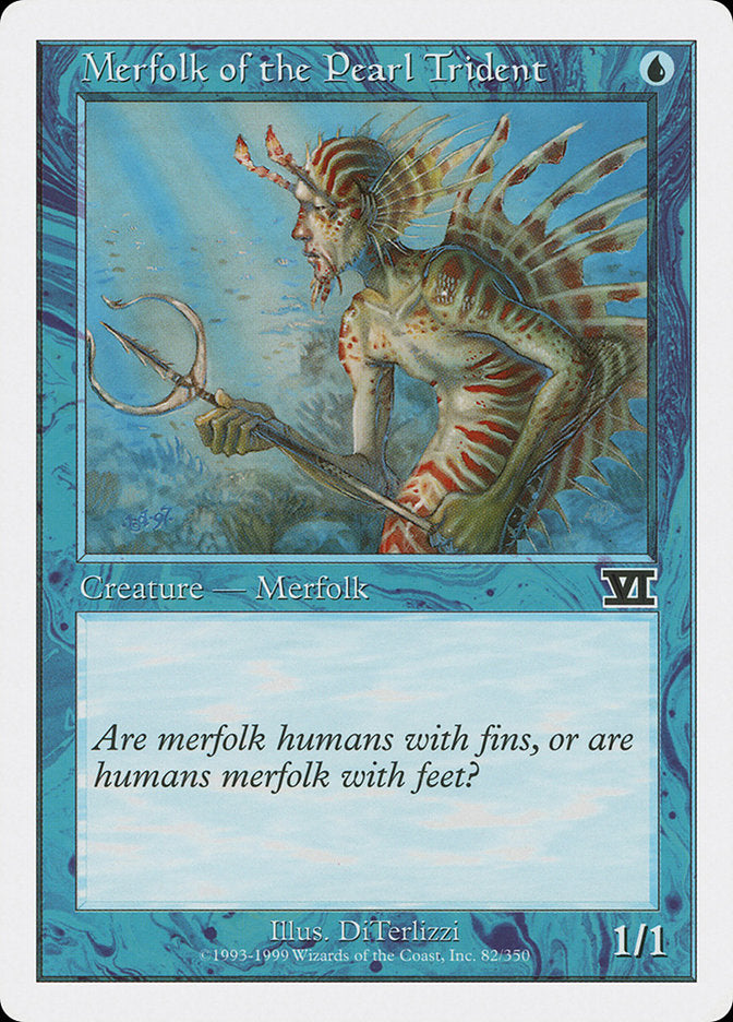 Magic: The Gathering - Merfolk of the Pearl Trident - Sixth Edition