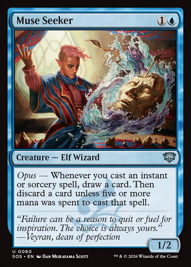 MTG - Muse Seeker - Secrets of Strixhaven (SOS)