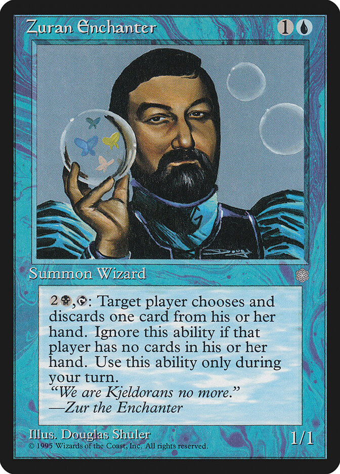 Magic: The Gathering - Zuran Enchanter - Ice Age