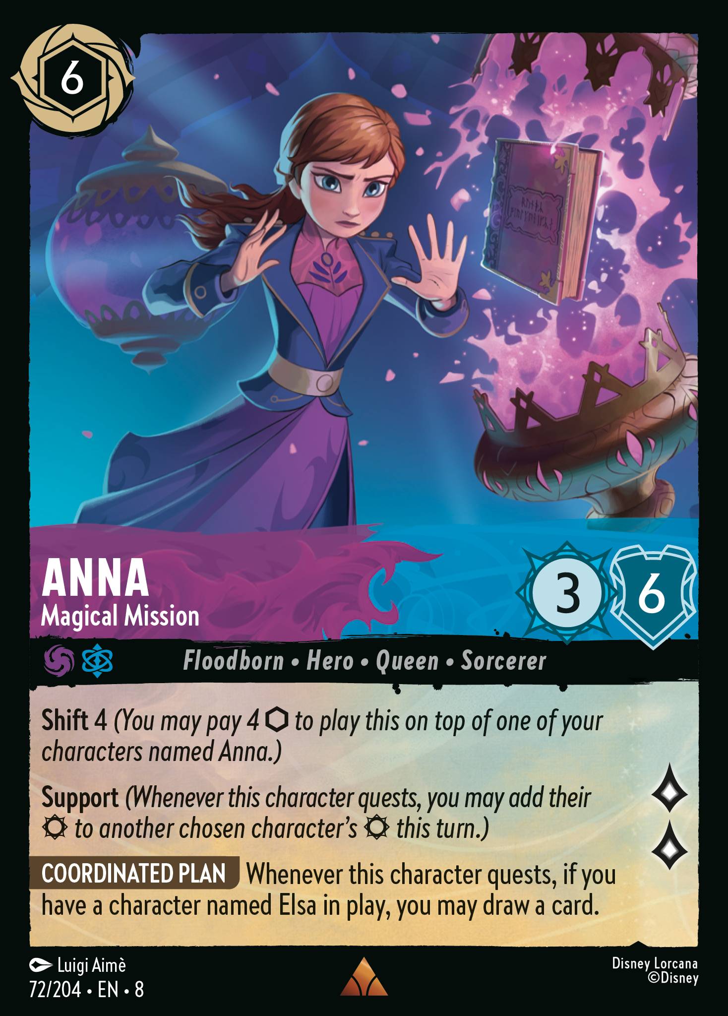 Lorcana - Anna - Magical Mission - Reign of Jafar