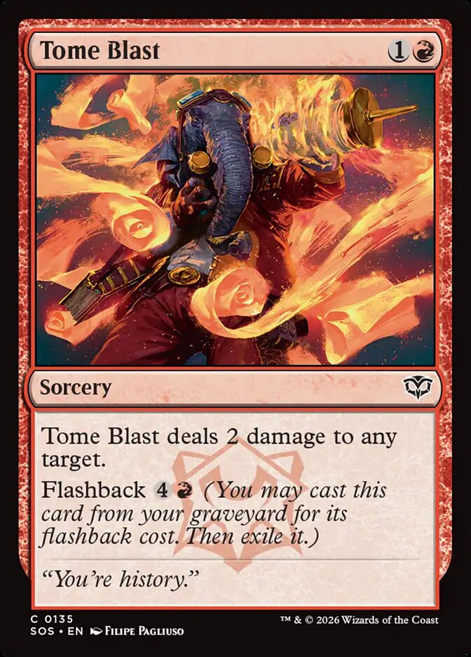 MTG - Tome Blast - Secrets of Strixhaven (SOS)