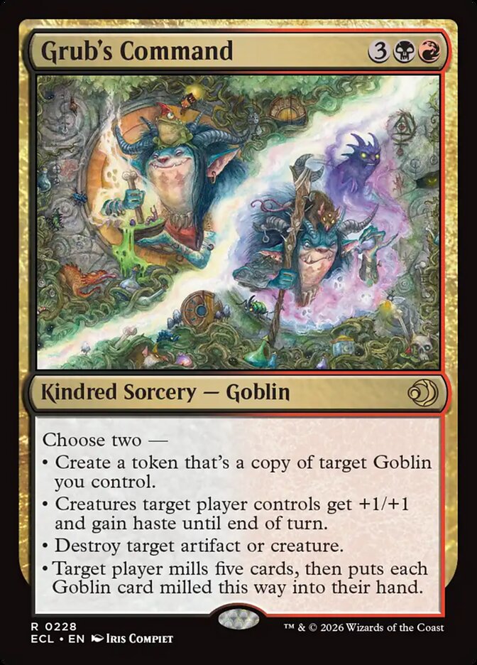 MTG - Grub's Command - Lorwyn Eclipsed (SOS)