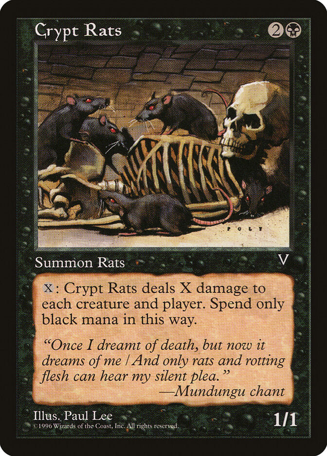Magic: The Gathering - Crypt Rats - Visions