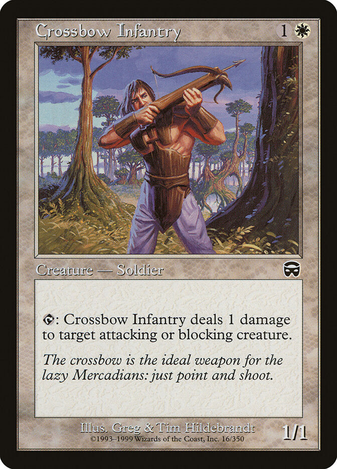 Magic: The Gathering - Crossbow Infantry - Mercadian Masques