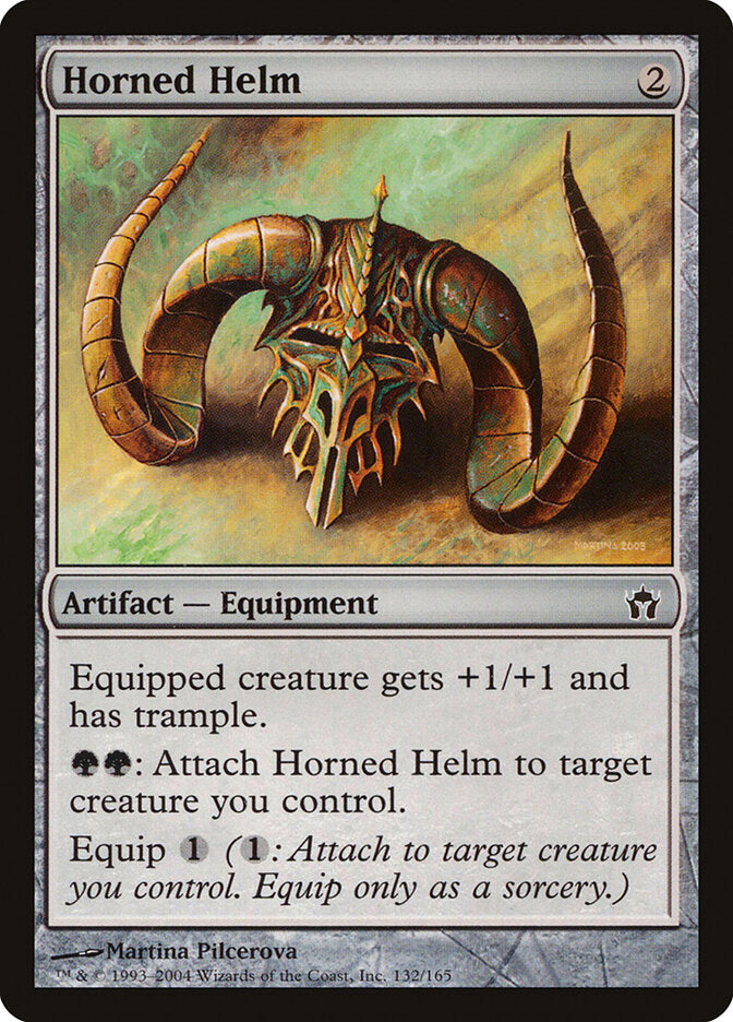 Magic: The Gathering - Horned Helm - 5th Dawn