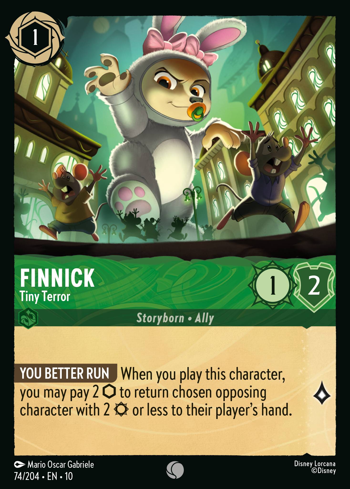 Lorcana - Finnick - Tiny Terror - Whispers in the Well