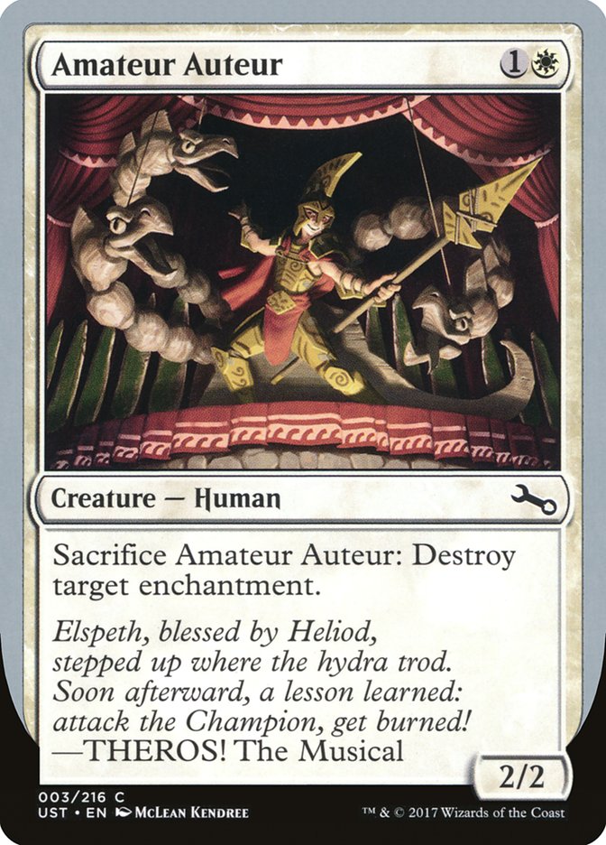 MTG - Amateur Auteur - Unstable (SOS)
