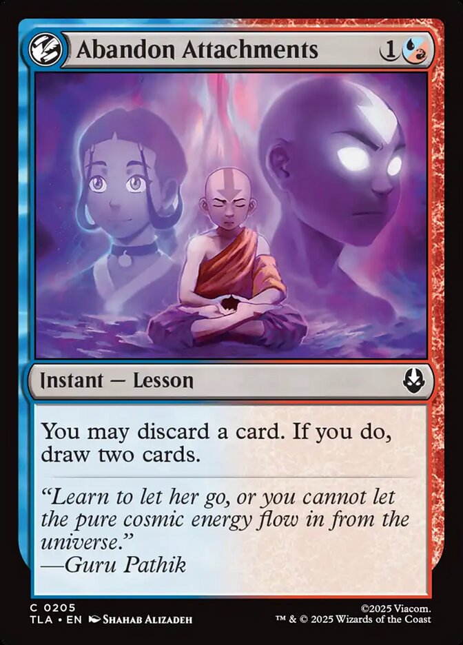 Magic: The Gathering - Abandon Attachments - Avatar: The Last Airbender