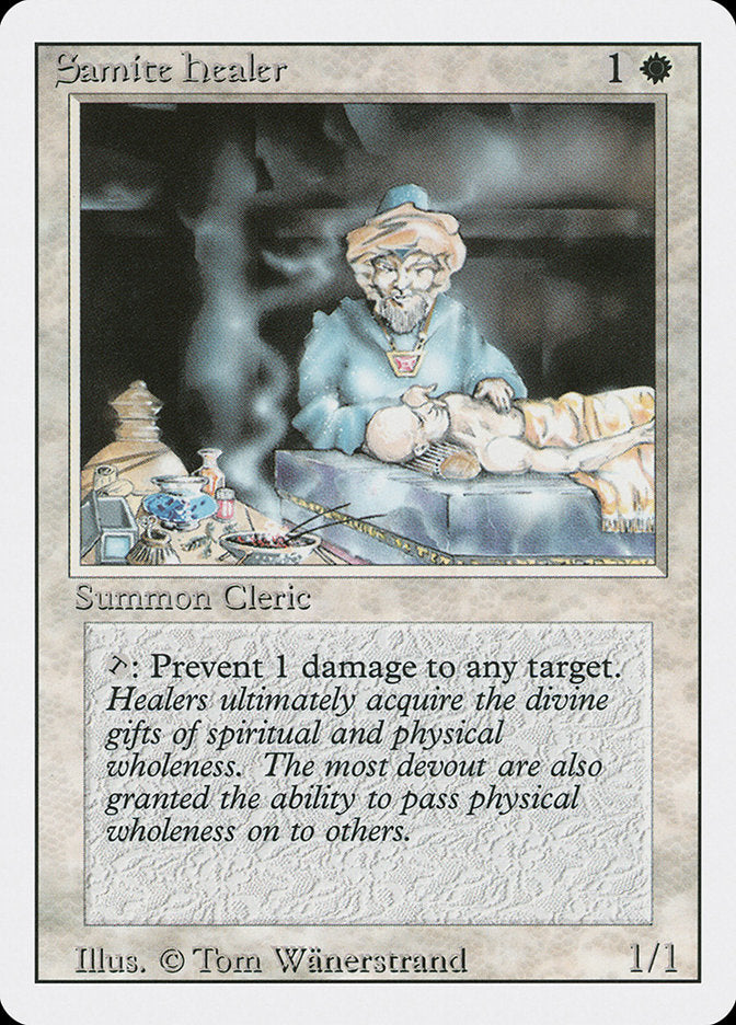 Magic: The Gathering - Samite Healer - Revised