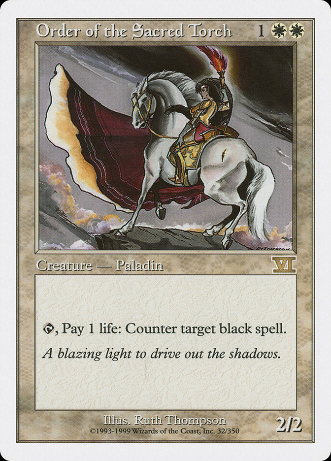 Magic: The Gathering - Order of the Sacred Torch - Sixth Edition