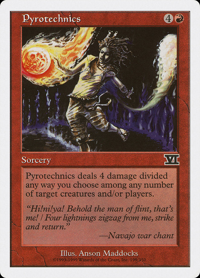 Magic: The Gathering - Pyrotechnics - Sixth Edition