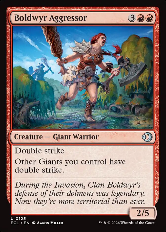 MTG - Boldwyr Aggressor - Lorwyn Eclipsed (SOS)
