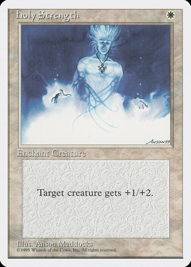 Magic: The Gathering - Holy Strength - Fourth Edition