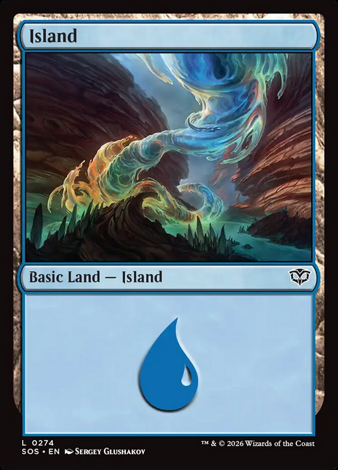 MTG - Island - Secrets of Strixhaven (SOS)