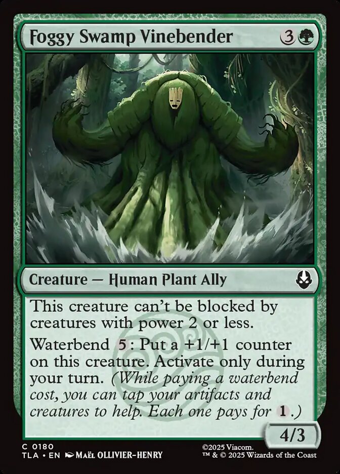 Magic: The Gathering - Foggy Swamp Vinebender - Avatar: The Last Airbender