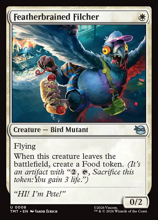 MTG - Featherbrained Filcher - Teenage Mutant Ninja Turtles (SOS)