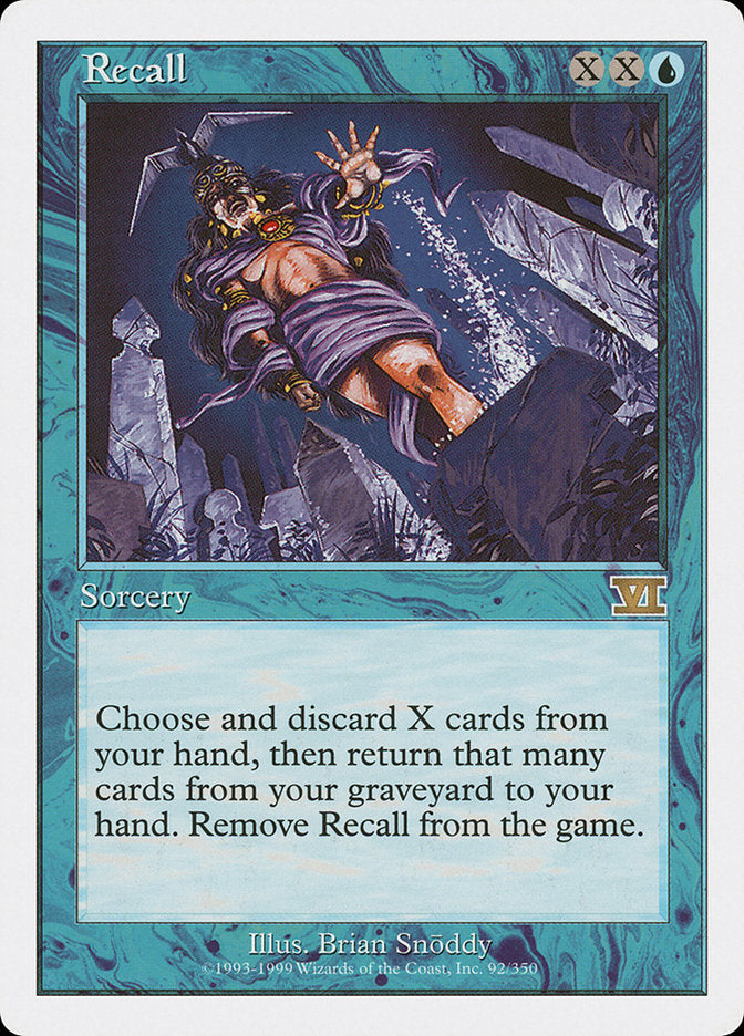 Magic: The Gathering - Recall - Sixth Edition