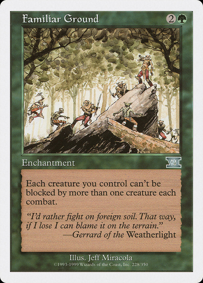 Magic: The Gathering - Familiar Ground - Sixth Edition