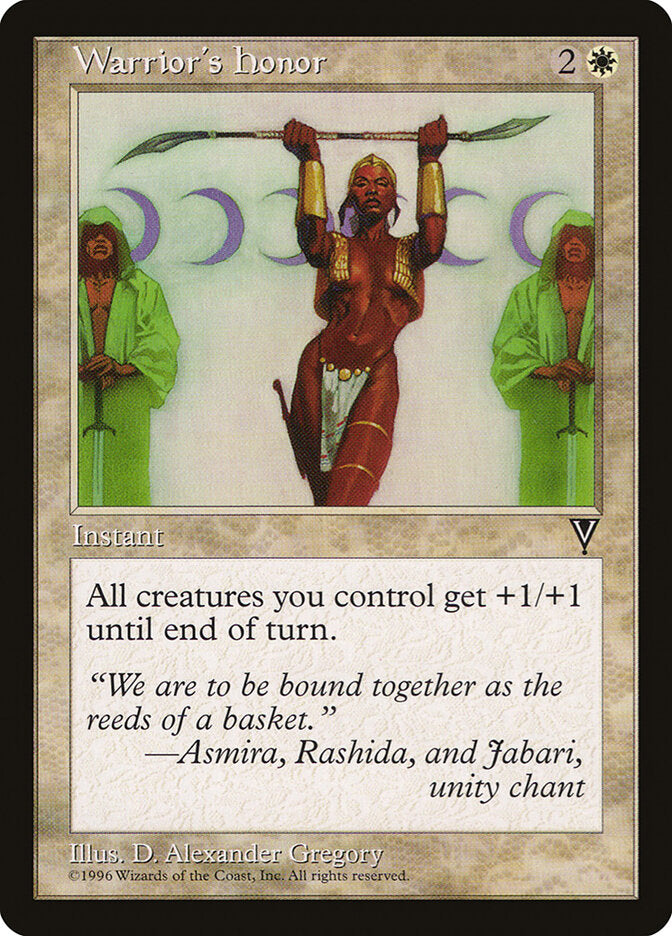 Magic: The Gathering - Warrior's Honor - Visions