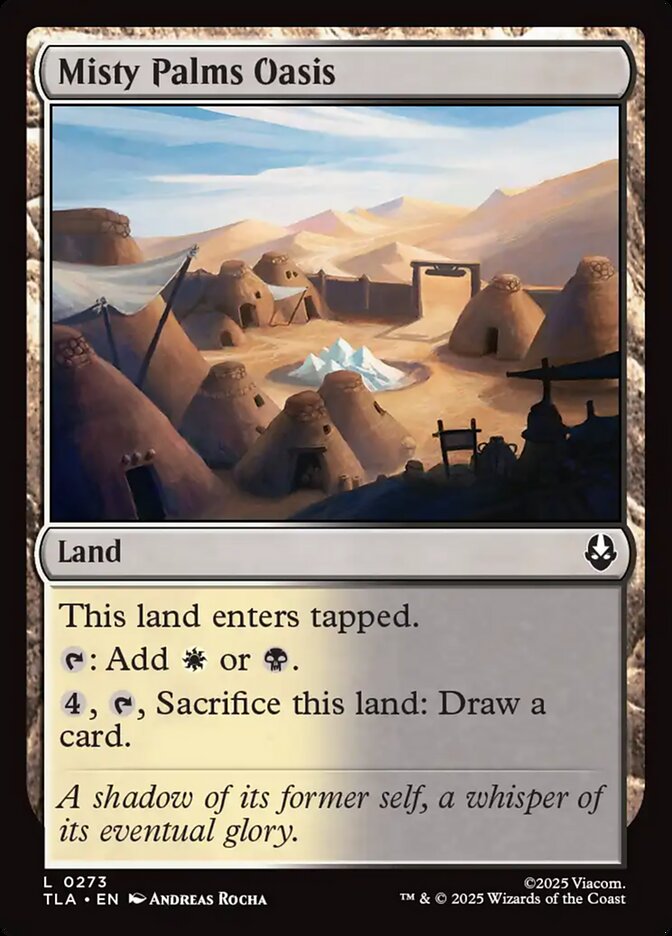 Magic: The Gathering - Misty Palms Oasis - Avatar: The Last Airbender