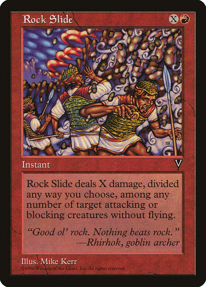 Magic: The Gathering - Rock Slide - Visions