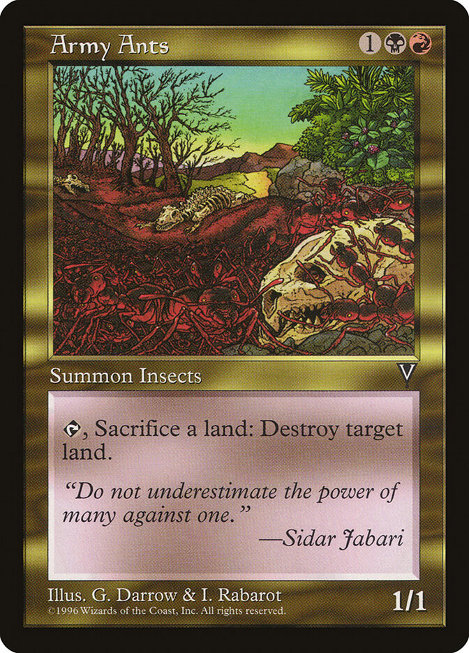 Magic: The Gathering - Army Ants - Visions